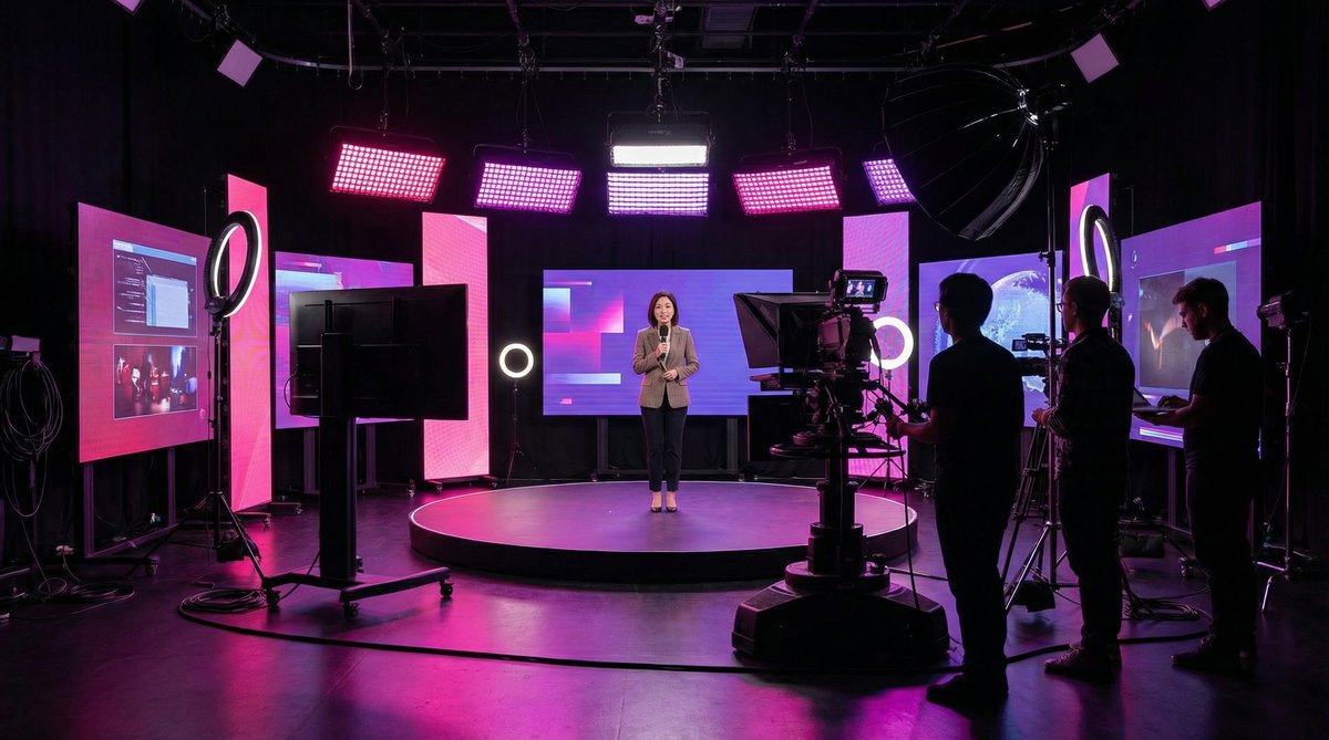 爆料吃瓜网专业视频制作现场